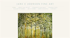 Desktop Screenshot of janejohnsonart.com